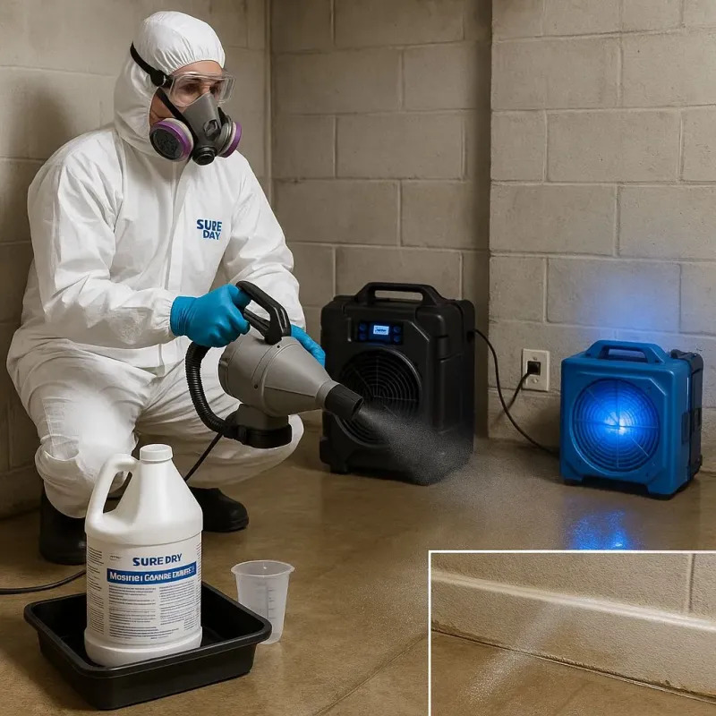 Sanitization and Odor Removal process in Westbrook, ME